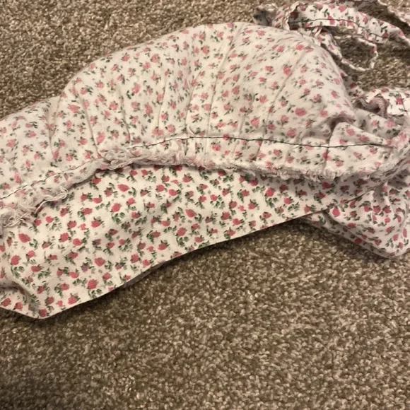 Set of 2 Surgical Bouffant caps Scrub Nurse Dog Cat Heart Roses Red Homemade hat - Picture 12 of 12